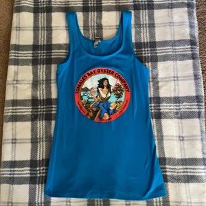 Next Level Apparel Blue Tank Top Size Medium